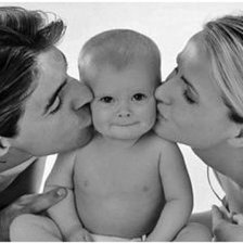 Схема вышивки «семейный поцелуй»