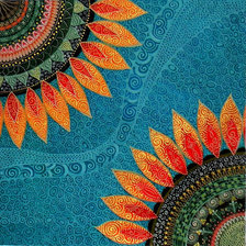 Схема вышивки «подушка подсолнухи»