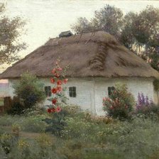 Схема вышивки «Хата»