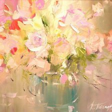 Схема вышивки «цветы»