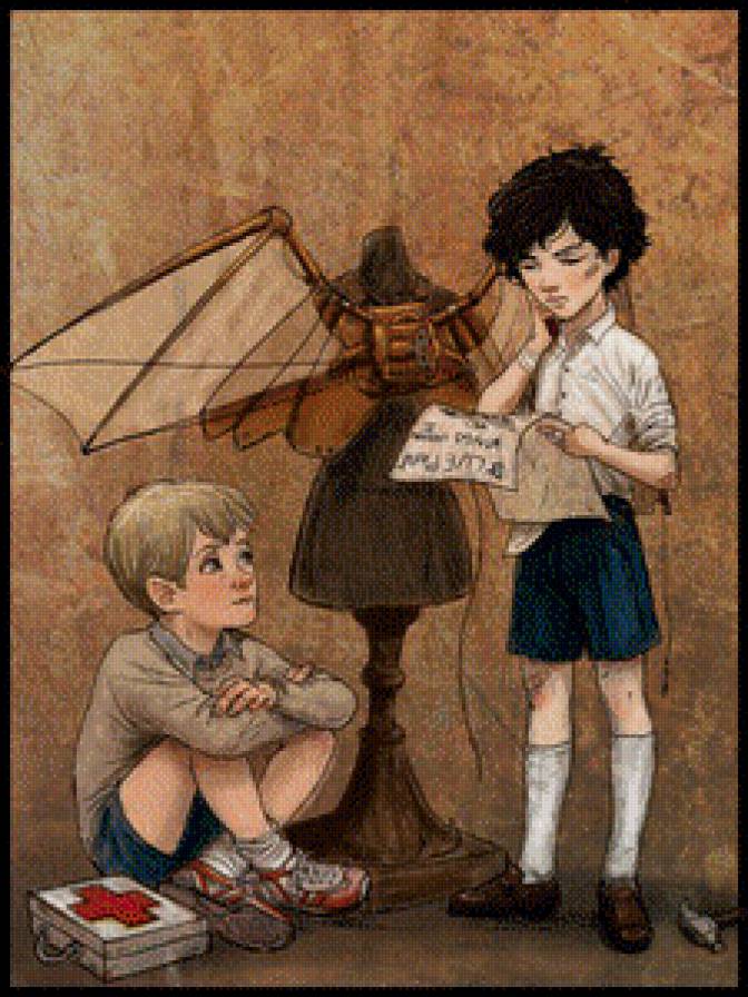 Детство героев - фанарт, шерлок - предпросмотр