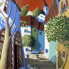 Схема вышивки «еще город»