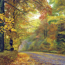 Схема вышивки «золотая осень»