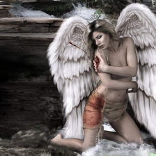 Схема вышивки «Ангел 2»