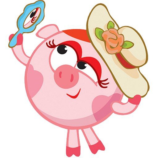 Нюша - смешарики - оригинал