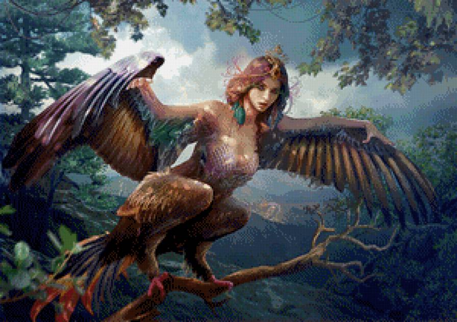 В гостях у сказки - сказка, мифы, крылатая, женщина - предпросмотр