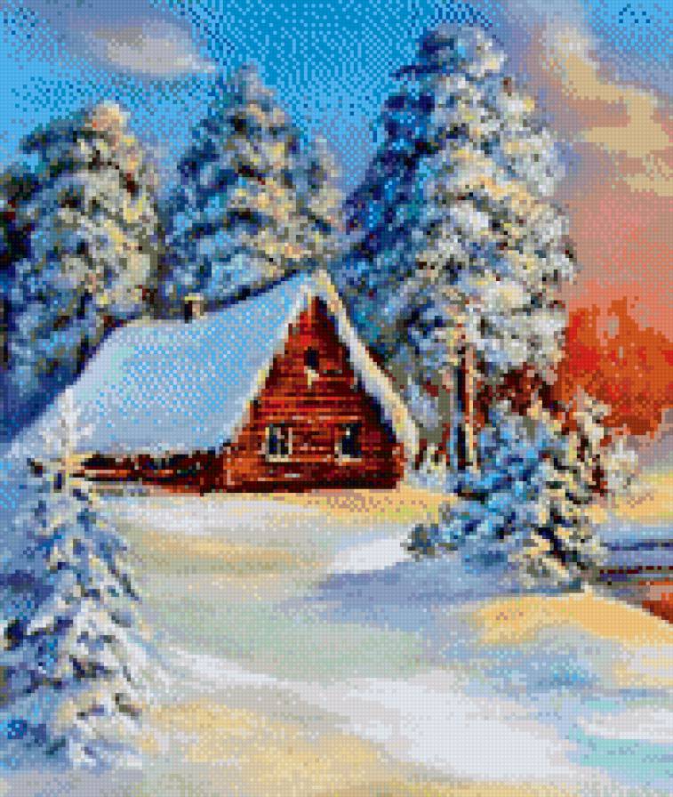 избушка - лесная сторожка - предпросмотр