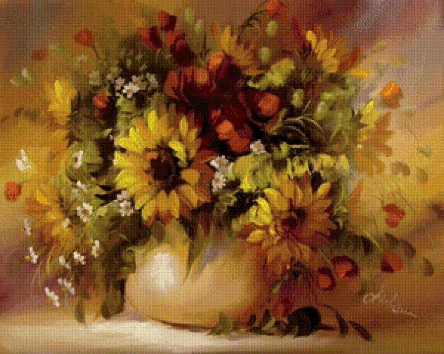 цветы в вазе - ваза, цветы - предпросмотр