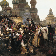 Схема вышивки «Утро стрелецкой казни»