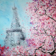 Схема вышивки «весна в париже»
