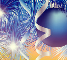 Схема вышивки «новогодняя панель»