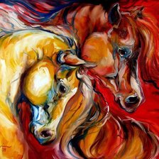 пара лошадей