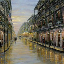 Схема вышивки «городской пейзаж с прошлого века»