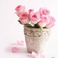 Схема вышивки «Розы в вазе»