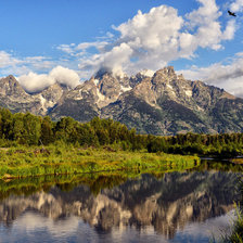Схема вышивки «Горнный пейзаж»
