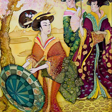 Схема вышивки «Женщины востока»