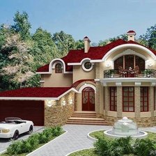 Схема вышивки «серия "дома"»