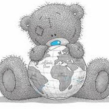 Схема вышивки «медведь тедди»