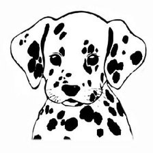 Схема вышивки «щенок»