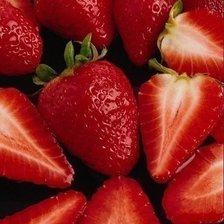 Схема вышивки «клубничка»