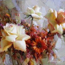 Схема вышивки «Розы акварель»