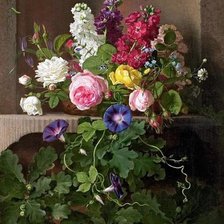 Схема вышивки «букет цветов»