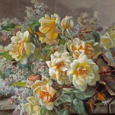 Схема вышивки «Цветы»