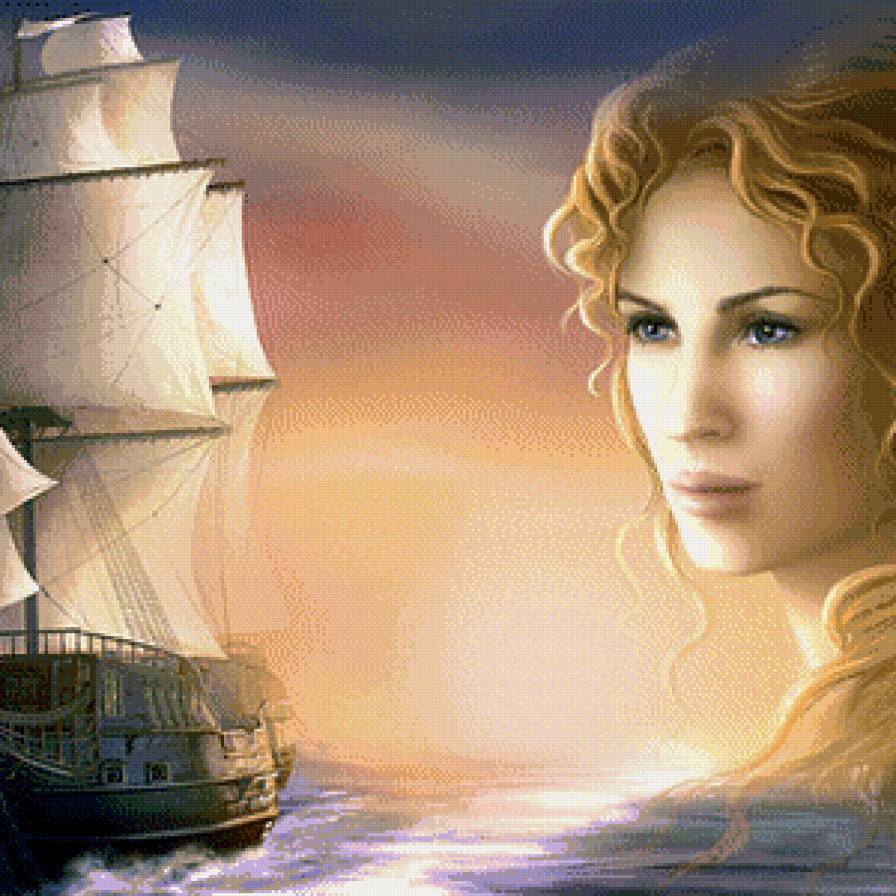 ожидание - сюжет, корабль, девушка - предпросмотр