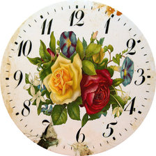 Схема вышивки «часы»