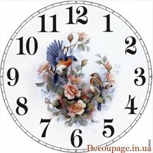 Схема вышивки «часы»