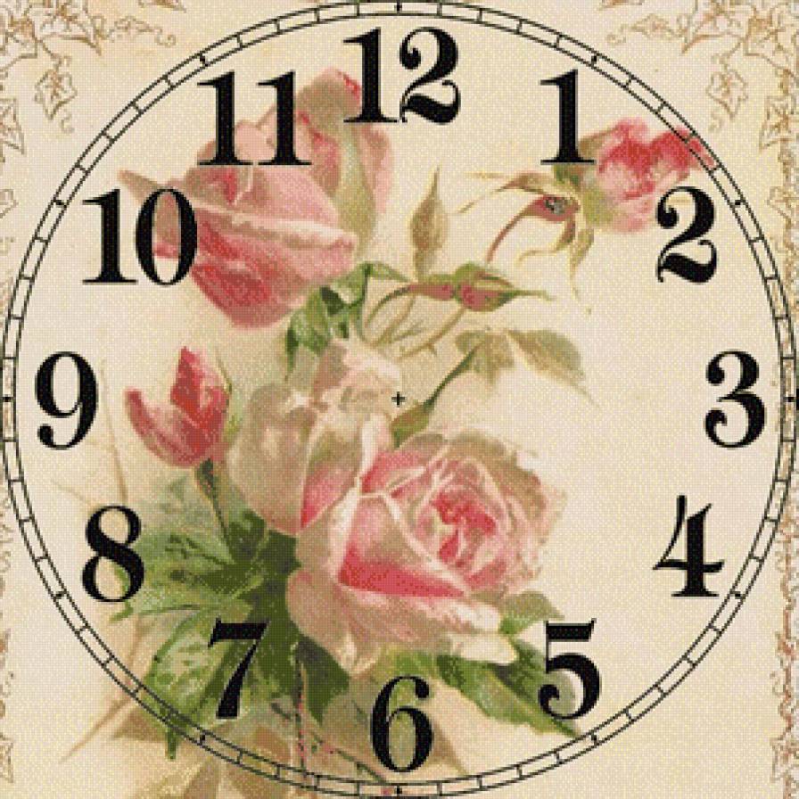 часы - розы часы - предпросмотр