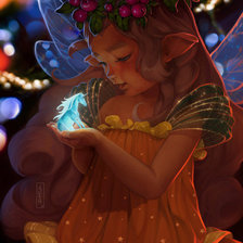 Схема вышивки «фея»