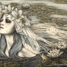 Схема вышивки «нимфа»