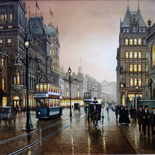 вечерний город