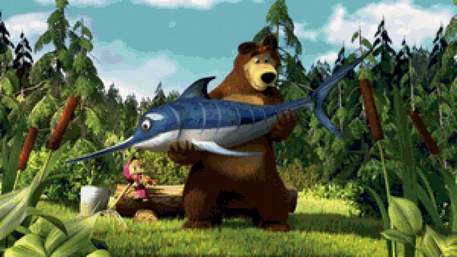 маша и медведь - предпросмотр