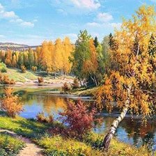 Схема вышивки «осень»