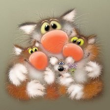 Схема вышивки «мы-семья»