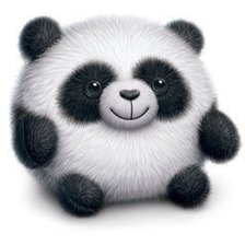 Схема вышивки «пандомячик»