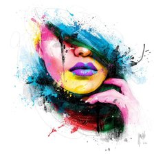 Схема вышивки «Девушка»