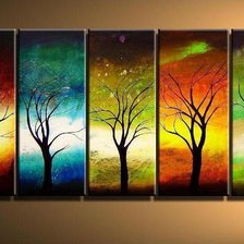 Схема вышивки «Дерево настроеня»