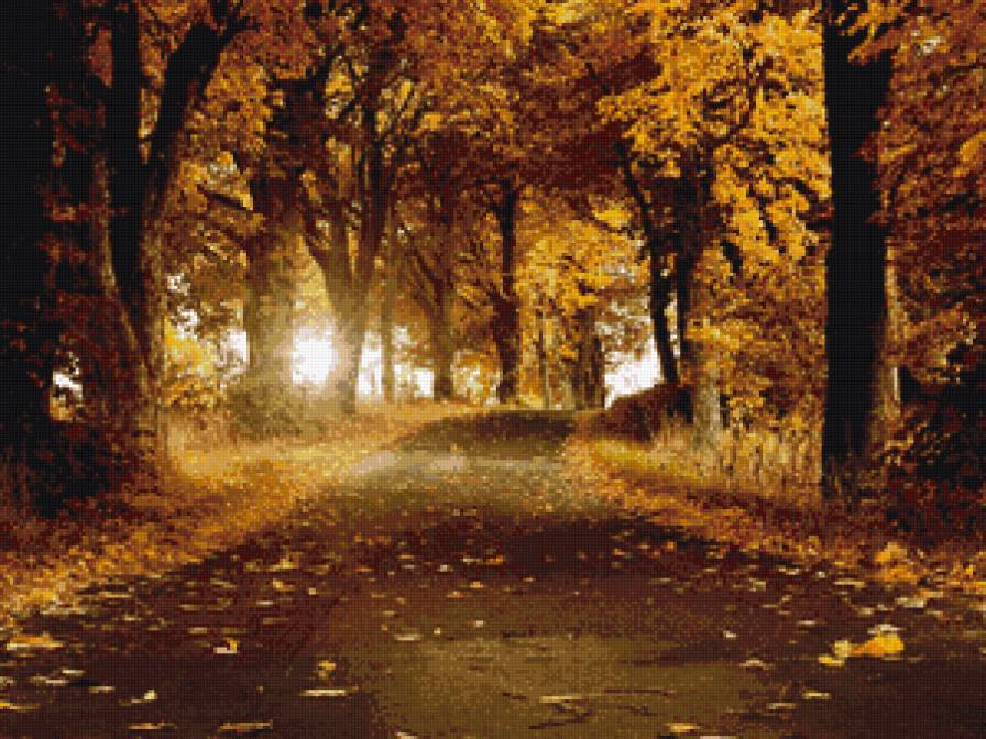 Осенний пейзаж - пейзаж, осень - предпросмотр