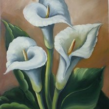 Схема вышивки «каллы»