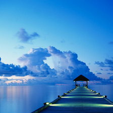 Схема вышивки «Синева»