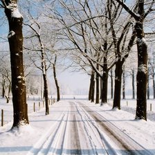 Схема вышивки «Зима»