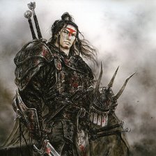 Схема вышивки «Luis Royo - Самурай»