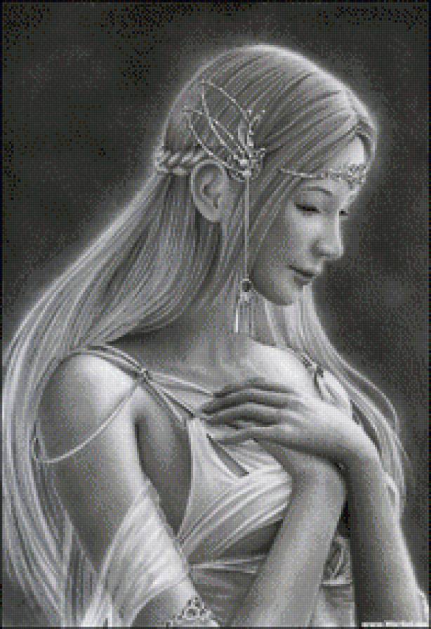 Картина художника карандашом - картина, люди - предпросмотр