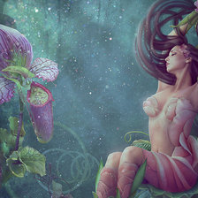 Схема вышивки «фея»