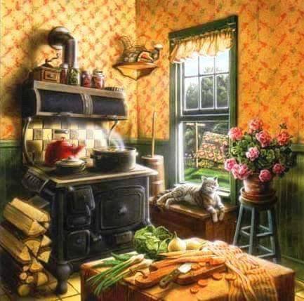 cocina de carbón - cocina - оригинал