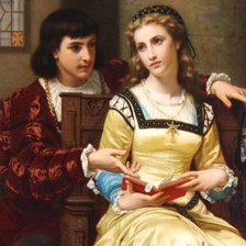 Схема вышивки «Обсуждение»