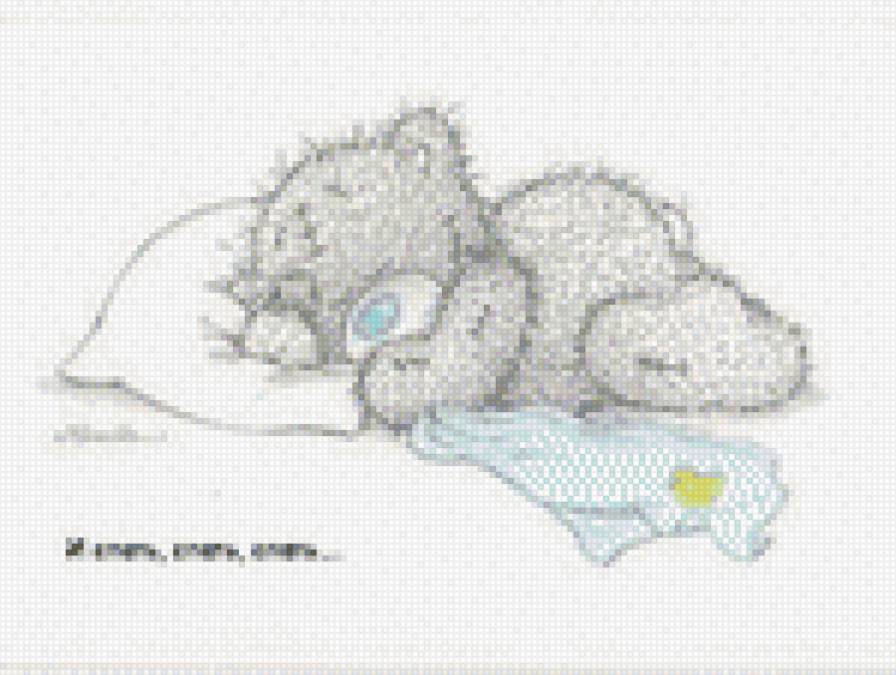 тедди спит - метрика - предпросмотр